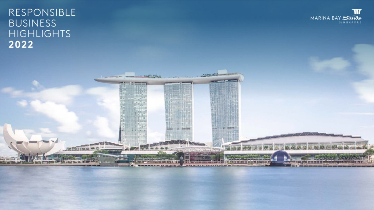 Sustainability report by Marina Bay Sands