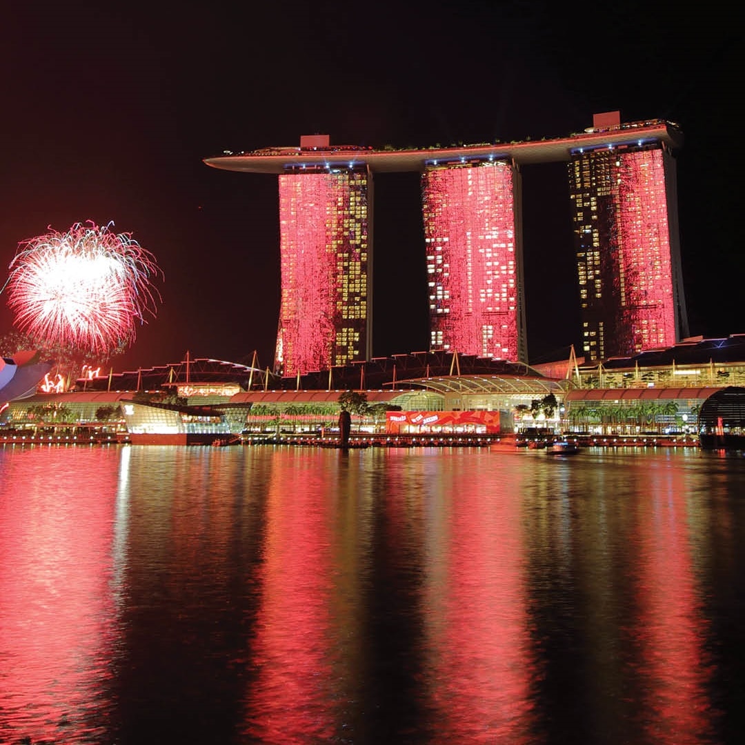 Marina Bay Sands Light up