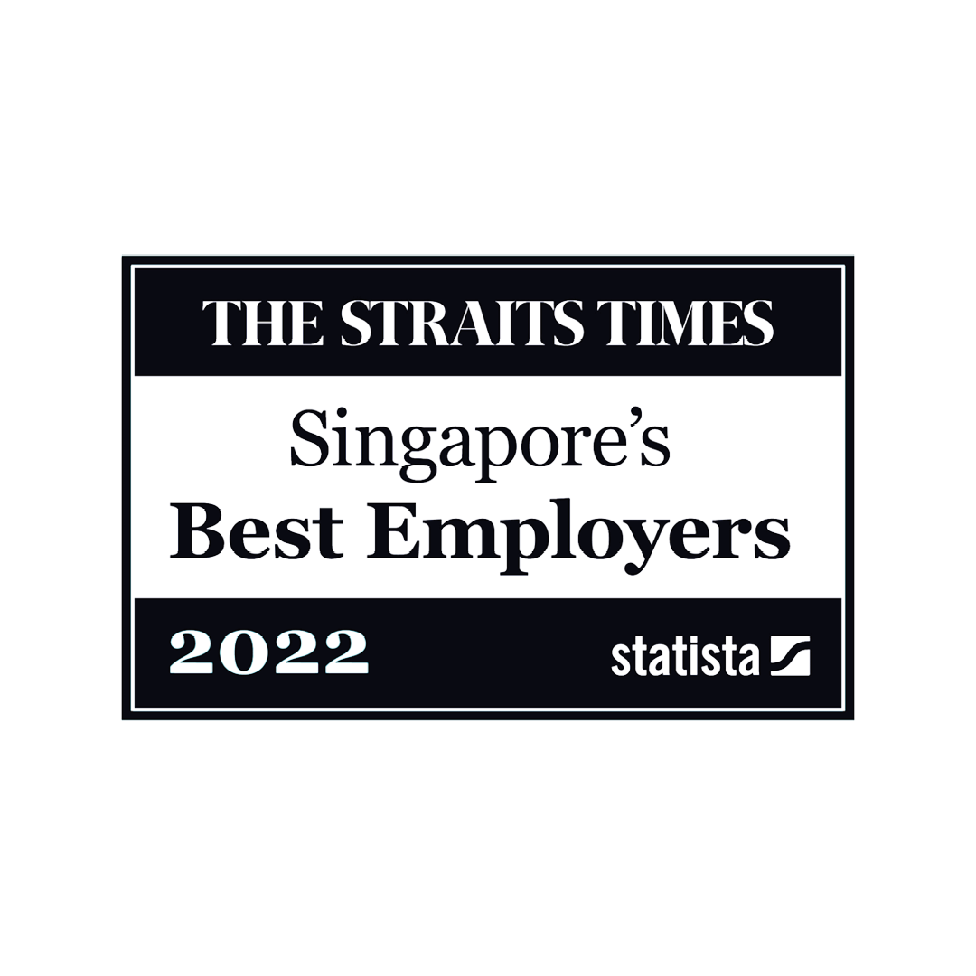 Singapore’s best employers 2022 (Ranked 23rd; the only tourism & hospitality player on the top 25 list)