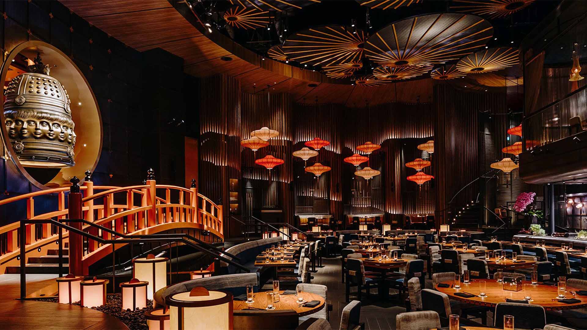 Interior of KOMA Singapore, a Japanese restaurant for 2024 New Year's Eve dinner