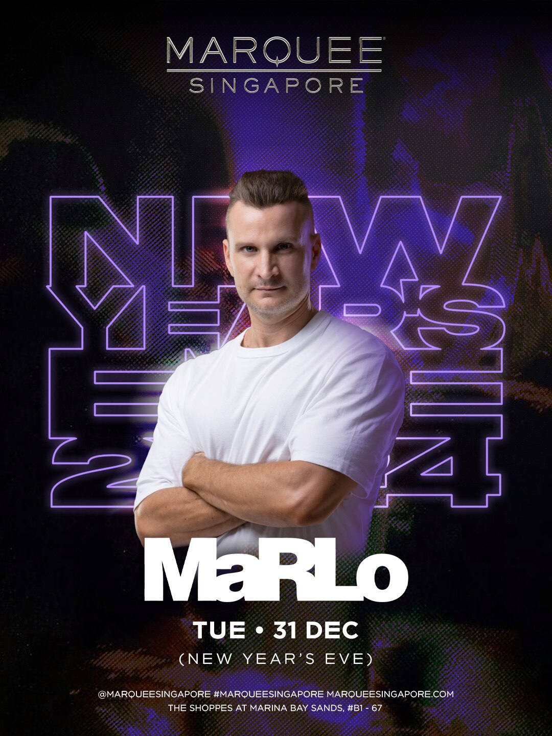 Marquee presents MaRLo on 31 Dec 2024, New Year's Eve