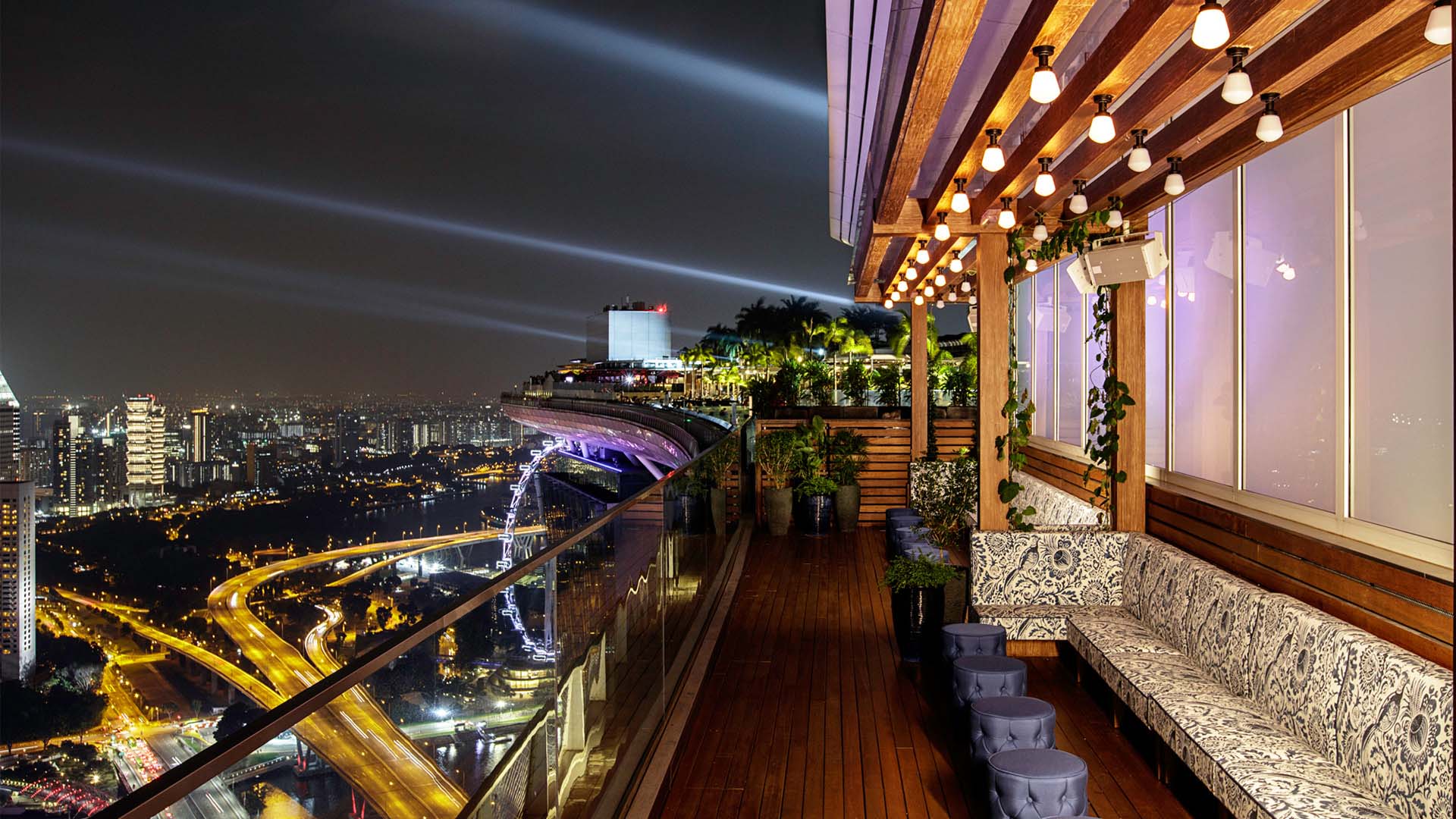 Interior of LAVO, a steakhouse in Singapore