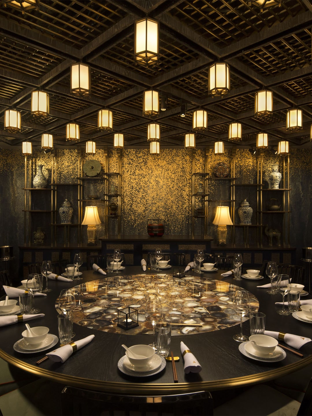 Private dining room at the best fine dining Chinese restaurant in Singapore