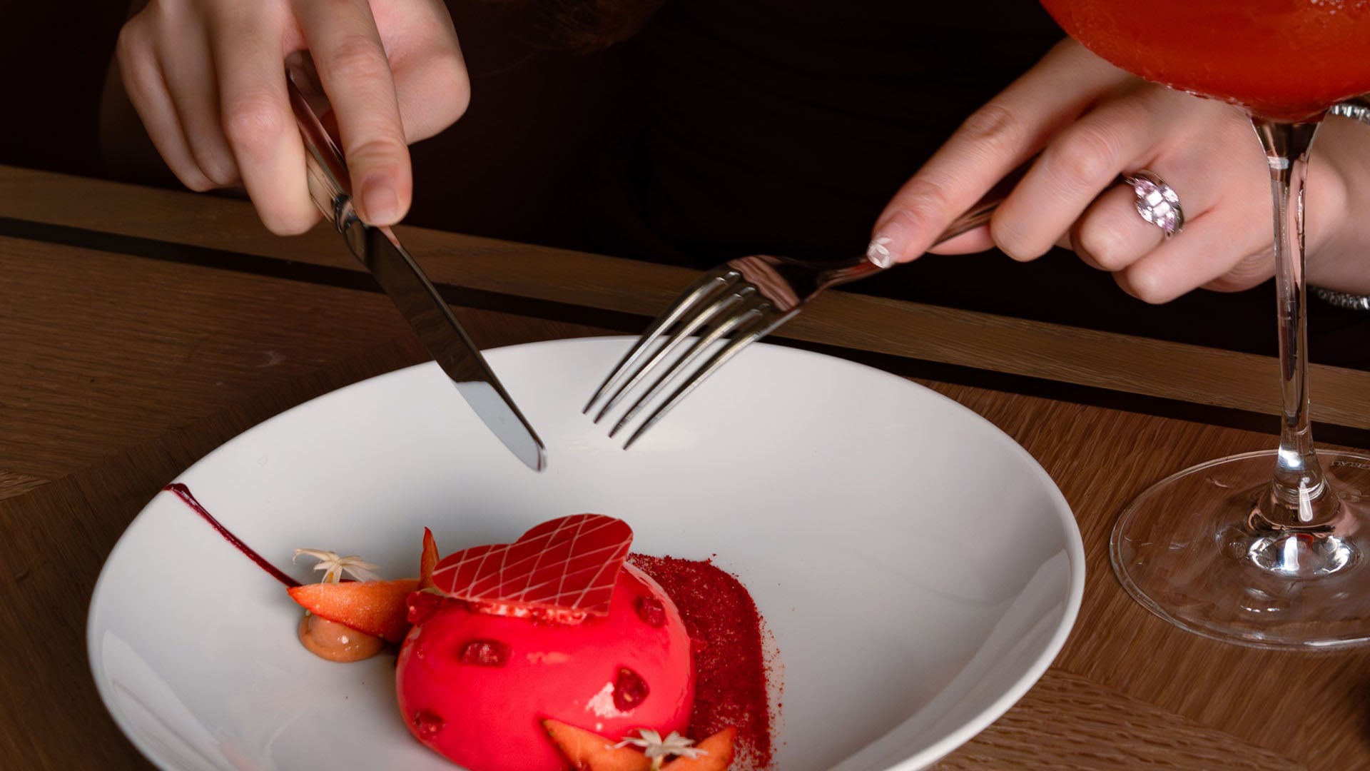 Exclusive Valentine's Day dish at Maison Boulud