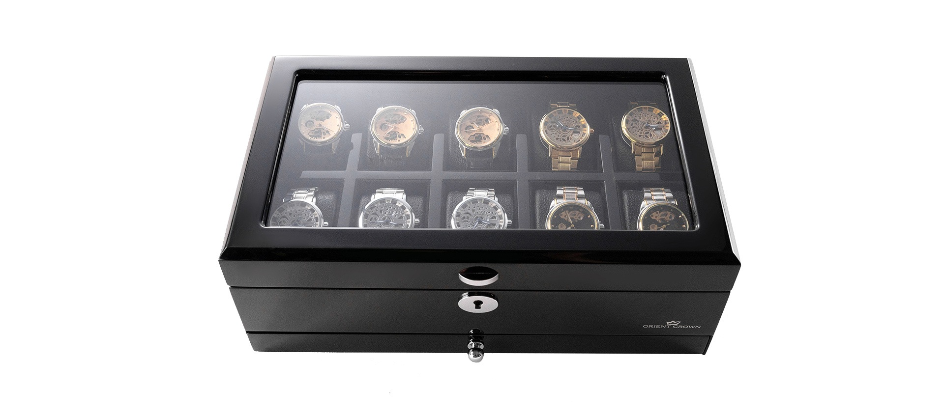 Orient crown sales watch box