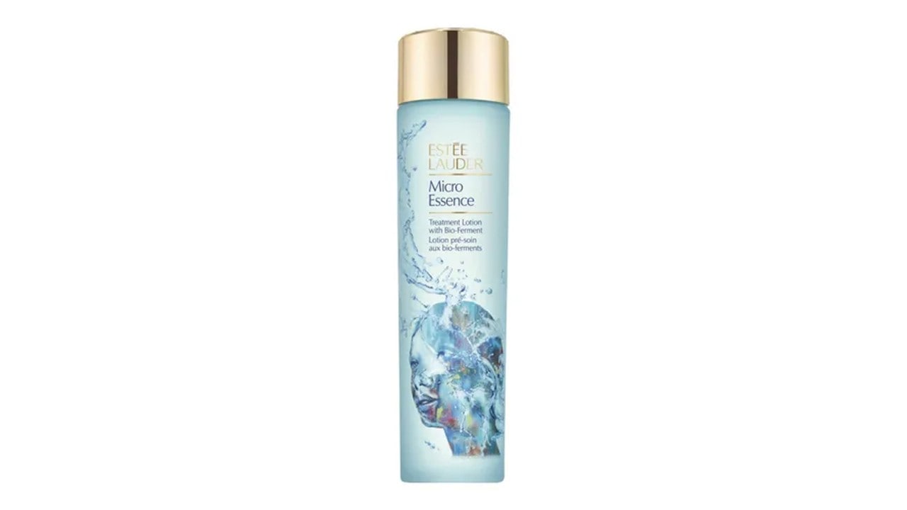 Micro essence treatment lotion by popular skincare brand, Estee Lauder, in a limited edition packaging