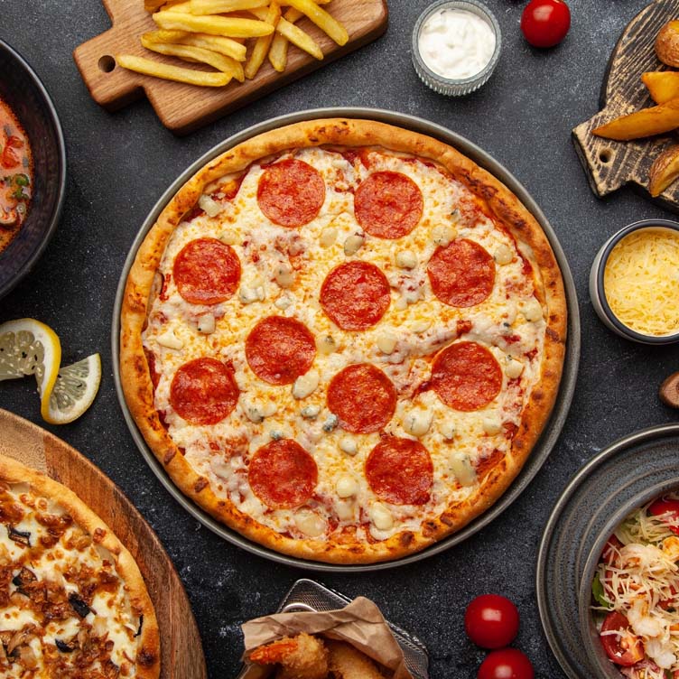 Pepperoni pizza and Italian food at the Best Pizza Places in Singapore